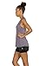 icyzone Workout Tank Tops for Women - Racerback Athletic Yoga Tops, Running Exercise Gym Shirts(Pack of 3)(XL, Charcoal/Lavender/Peach)