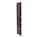 Origami 6 Tier Classic Stamped Steel Bookcase Shelf Organizer Rack with 6 Storage Shelves for Decor, Vinyl Records, and Books, Bronze