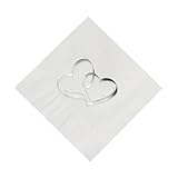 Two Hearts Luncheon Napkins (50 pc) by Fun Express
