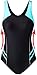 EBMORE Womens One Piece Swimsuit Bathing Suit Athletic Sport Training Exercise
