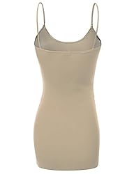 RT1002 Adjustable Spaghetti Strap Basic Long Cami