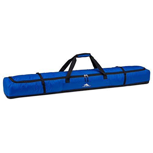 High Sierra Padded Ski Bag for Single Pair of Skis, Vivid Blue/Black, Up to 6 Feet - Thumbnail 6