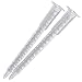 Xiaoyztan 50 Pcs 1.3ml Epoxy Mixing Nozzle Tip or Static Mixer Plastic Resin Mixing Tip for AB Glue Adhesive Gun Applicator