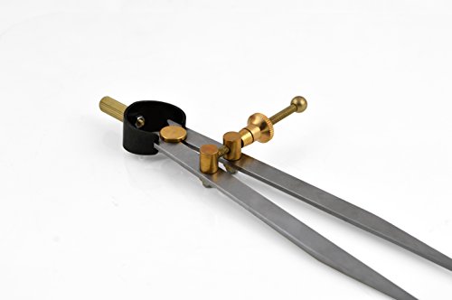 GemRed Caliper Spring Divider Caliper (Spring Divider Caliper Compass-Flat leg 6")