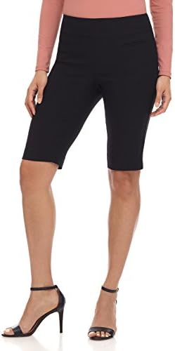 Rekucci Women's Ease In To Comfort Fit Pull-On Modern City Shorts