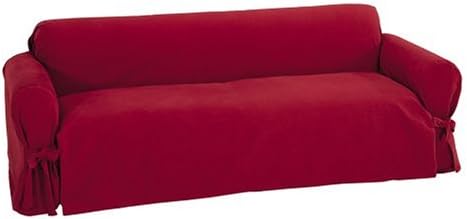 Amazon Com Classic Slipcovers Micro Suede Slipcover Sofa Tan