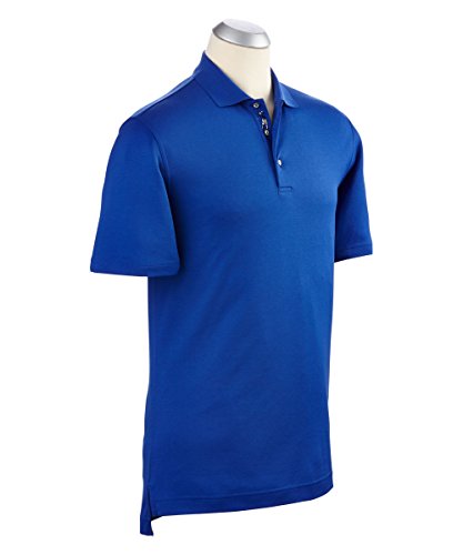 Bobby Jones Solid Supreme Golf Polo Shirt, Marina Blue, Size L