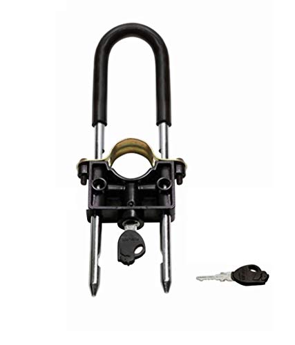 U-Type Anti Theft Wheel Lock (with Bike Rubber Grip) for All Bikes
