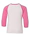 Next Level Youth 3/4-Sleeve Raglan Tee