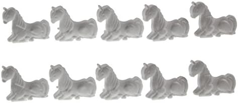 Sifcon 10 Pc Crafting Polyfoam Unicorns Children Art Activity