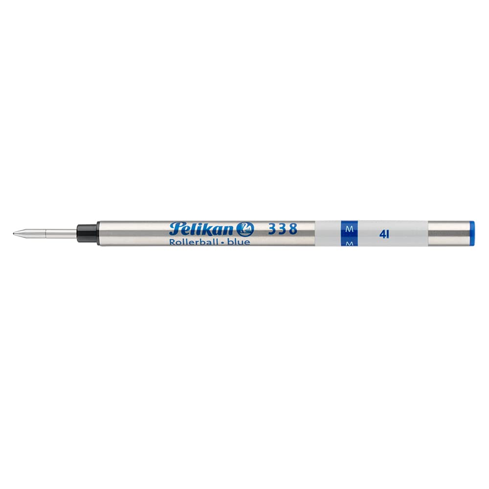 Pelikan 338M Rollerball Pen Refills Pack of 10 Blue