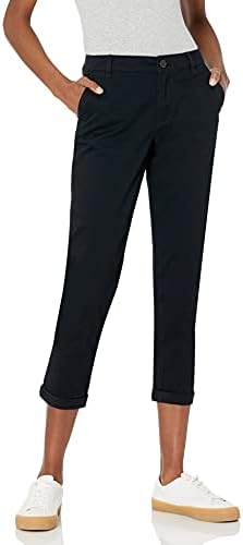 SLIM-SATION Drawstring Elastic Waist Front Pocket Ruffle Hem Crop