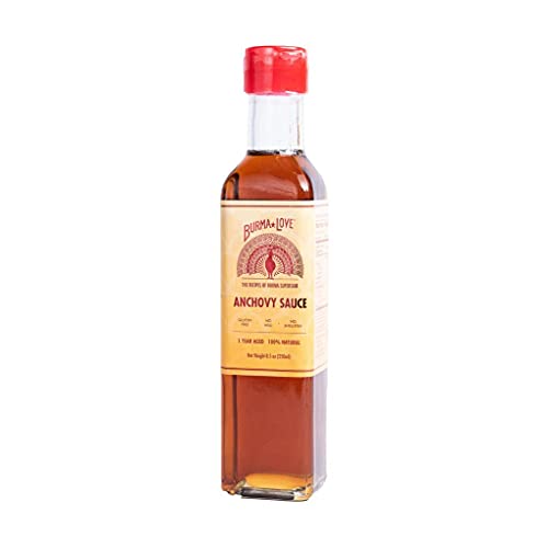 Burma Love Anchovy Sauce (Fish Sauce), Gourmet Seasoning, Salt