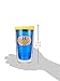 Tervis 1084014 Wonder Woman Tumbler with Emblem and Yellow Lid 16oz, Blue