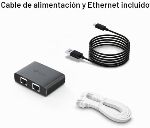 EH310 - Switch ethernet, gigabit 1 a 3 Puertos RJ45, Plug & Play