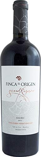 Malbec Grand Reserve Finca el Origen Uco Valley Mendoza Argentina 2015 Red Wine, 75 cl (Case of 3)