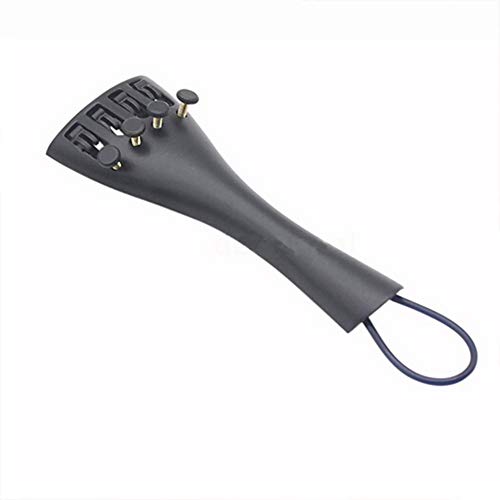 Violin 4/4 size Fiddle Tailpiece 1 pcs with 1pcs Tailgut Tailcord 4 Fine Tuners Aluminum Alloy Durable Strong