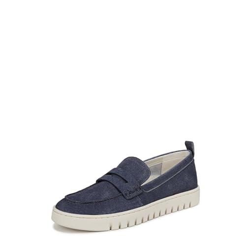 Vionic Uptown Dark Denim Suede Wide