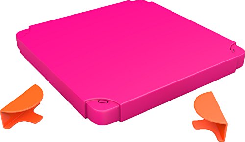 Chillafish BOXTOP Pack: Connectable Toy Storage and Play System Top, Pink/Orange