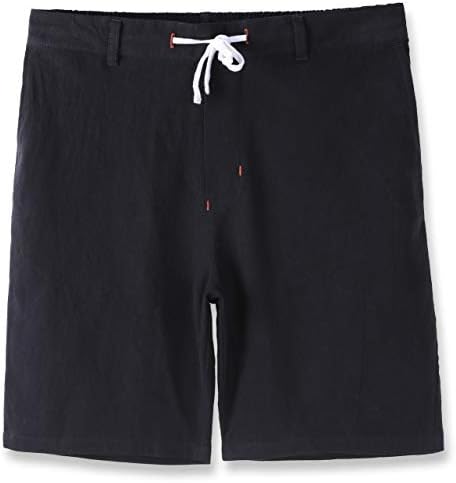 Mens Casual Comfy Soft Linen Cotton Drawstring Active Sport Walk Short