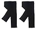 Country Kids Girls' Stretchy Pima Cotton Above Ankle Footless Dance Leggings Tights, Pack of 2