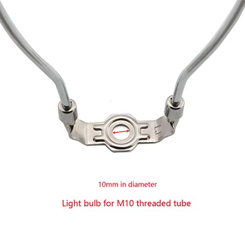 image for DZS Elec 1-Pack 8 Inch Lamp Harp Holder DIY Lighting Accessories Horn 