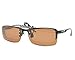 Besgoods Polarized Clip-on Flip up Sunglasses Metal Clip Lenses Glasses for Driving Fishing Cycling Outdoor Sport
