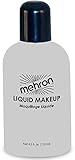 Mehron Liquid Makeup WHITE for Face, Body & Hair 4.5 oz