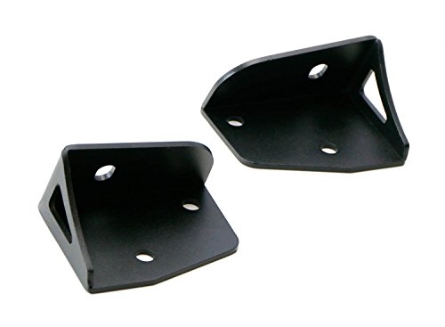 iJDMTOY 40W High Power CREE LED Pod Lights w/ Front Windshield A-Pillar Panel Mounting Brackets For 2007-2017 Jeep Wrangler JK