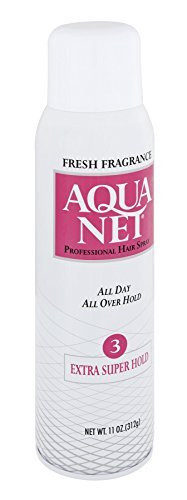 Aqua Net Professional Hair Spray Extra Super Hold 3 Fresh Scent, 11 Oz (Pack of 6) by Aqua Net