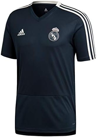 adidas 2018-2019 Real Madrid Training Football Soccer T-Shirt Jersey (Dark Grey)