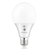 Dusk to Dawn Light Bulb 8W No Flickering Auto On/Off Led Light Bulbs Automatic Sensor Lights A19 E26 Base Porch Lights for Garden Garage Yard Porch Patio (Daylight White, 1PACK)