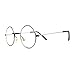 JOHN LENNON Vintage Retro Round Metal Frame Clear Lens Eye Glasses SILVER