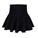 Storeofbaby Little Big Girls' High Waist Knitted Flared Pleated Skater Skirt Casual