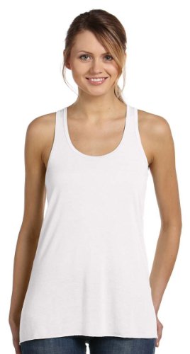 BE 3.5OZ MAXINE FLOWY TANK (WHITE) (3XL)