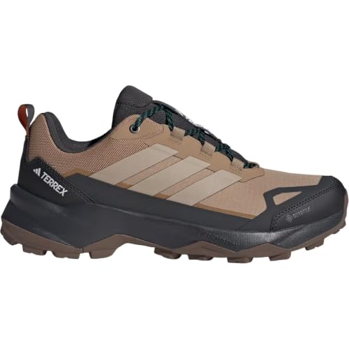 Adidas Mens Terrex Skychaser AX5 Gore-TEX Hiking Shoes Cardboard/Blanch Cargo/Semi Impact Orange 10 Medium at Amazon