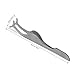 False Eyelashes Extension Applicator Remover Clip Tweezers Nipper (Silver)
