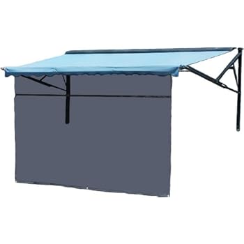 17' x 8' Charcoal Vista Shade w/Zipper