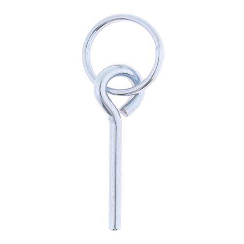 image for Prettyia 10 Pieces Awning Tent Poles Rings Connector 1-3 Pins Ultralig