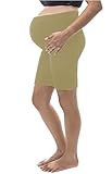 Popular Women's Maternity Seamless Basic Bike Shorts - Nude - L/XL