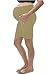 Popular Women's Maternity Seamless Basic Bike Shorts - Nude - L/XL