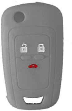 Nicky Grey Protective Cover for Opel Chevrolet 2/3-Buttons Car Key Silicone Keys Protector
