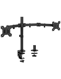 VIVO - Soporte de escritorio para monitor de ordenador doble
