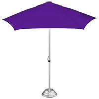 Strombergbrand "The Vented Market, Large, Commercial-Quality, Café-Style Patio Umbrella, Patented Construction, Purple (Base not Included)