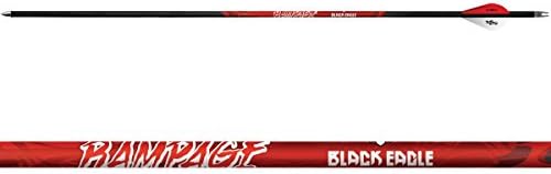 Black Eagle Rampage Fletched Arrows - 6-Pack-350 Spine -.003 +/-