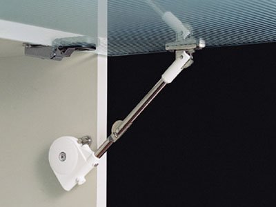 Sugatsune lid stay 90 degree open with soft close white
