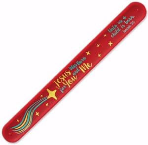 Slap Bracelet-Jesus Was Born-Display/24 (Jul)