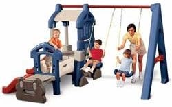 little tikes climber and swing