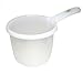 JapanBargain 3042, Japanese Plastic Water Ladle Bath Ladle Dipper Filipino Tabo Flat Bottom Bath Water Scoop, Made in Japan (1, White)