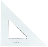 ALVIN Transparent Academic Acrylic Triangle Ruler